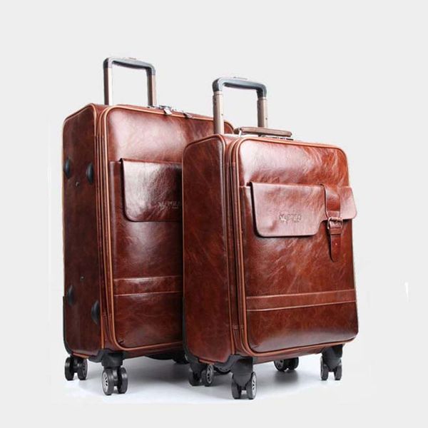 

Men bu ine trolley pa word uitca e wheel 20 inch carry on travel bag pu leather trunk