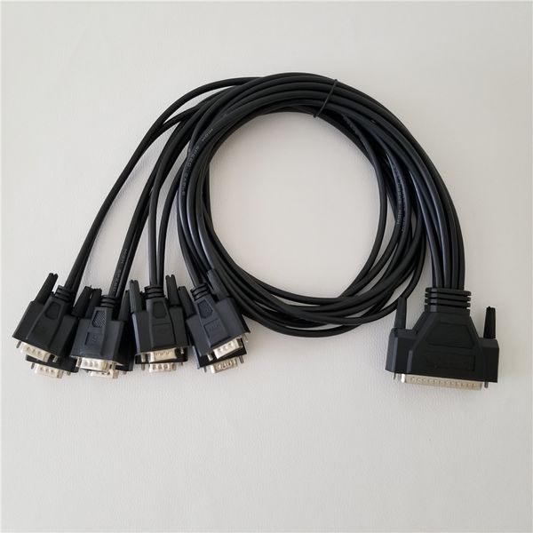 

10pcs/lot cp-168u v2 8 serial rs232 pci multi-port serial card 62pin to 8 x 9pin adapter data extension cable 1m
