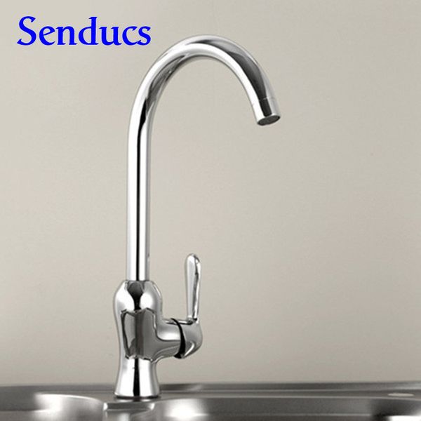 

brass kitchen faucet with polished chrome copper kitchen sink faucet from senducs sanitary ware