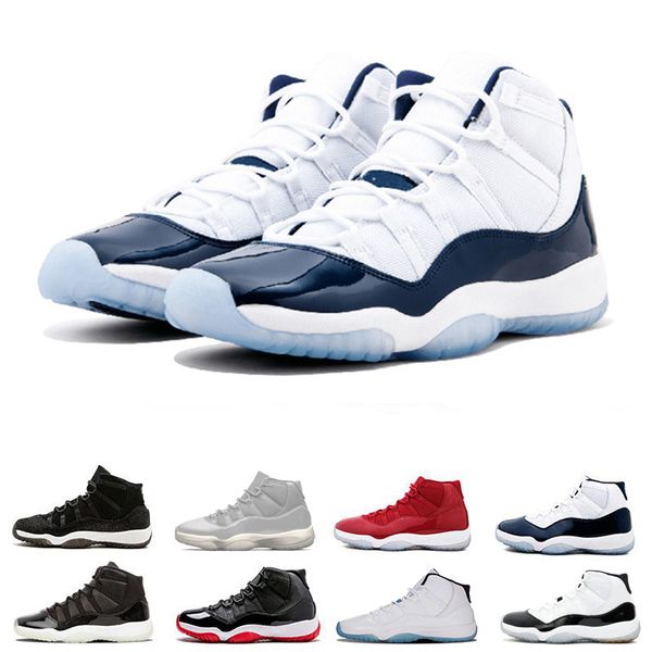 

Retro Air Jordan 11 AJ11 Nike Конкорд 45 легенда синий тренажерный зал Красный полночь Военно-М