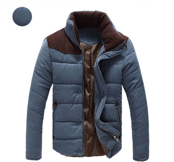 

New Jacket Men Thick Autumn Winter Warm Outwear Coat Casual Solid Male Khaki Windbreak Jackets M-4XL