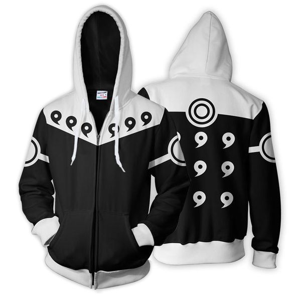 Großhandel 2018 Neue Art Und Weise Kühle Sweatshirt Hoodies Großhandel Männer Naruto 3D Print Pullover Hoodie Langarm