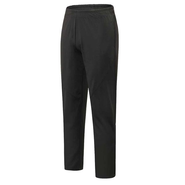 

2018 new men outdoor sports running pants men's zipper loose straight breathable gym training pants jogging men sport trousers, Black;blue