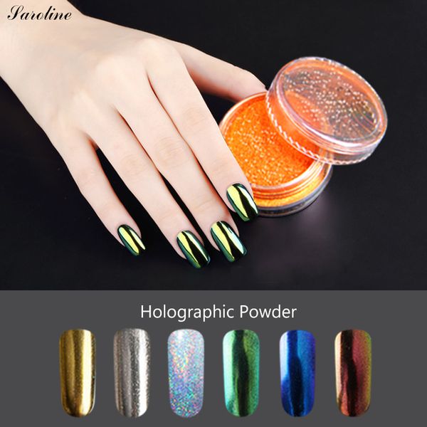 

gold silver pigment ultrafine powder aluminium powder chrome pigment nail nail art mirror 6color glitters nails sequins, Silver;gold