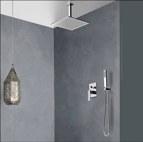 

wholesale-becola concealed shower set. concealed shower faucets. 10 inch rainfall square shower head,bath tap mixer