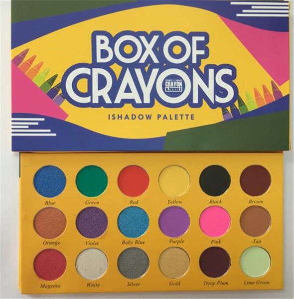 

Makeup eye hadow palette box of crayon i hadow palette co metic 18 color himmer beauty matte eye hadow the crayon ca e dhl