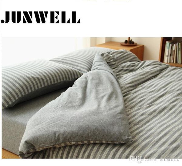 Wholesale 100 Yarn Dyed Cotton Jersey Duvet Cover Japanese