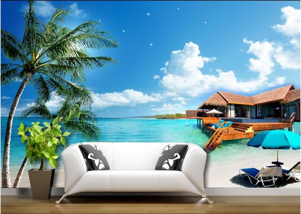 Scarica Gratis Images Acheter 3d Chambre Papier Peint Tissu Personnalise Photo Ciel Bleu actualisé par