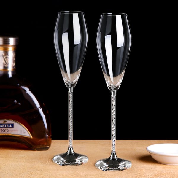 

creative big belly champagne flutes serial lead-crystal red wine glasses cocktail glass goblet lover birthday gifts cup