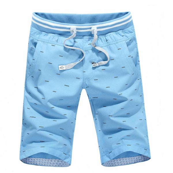 

Plus Size M-5XL Summer Men Short Pants Printed Cotton Loose Sport Short Pants Casual Beach Surf Pants Male Shorts