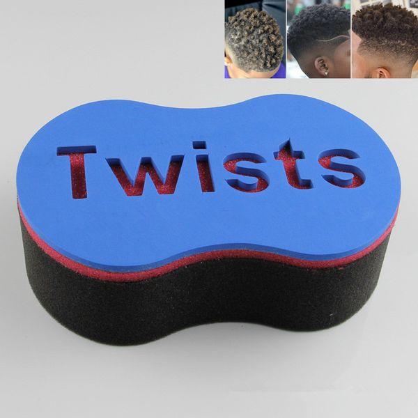 

Magic double head ponge men barber hair bru h black dread locking afro twi t curl coil bru h hair tyling tool hair care 200pc