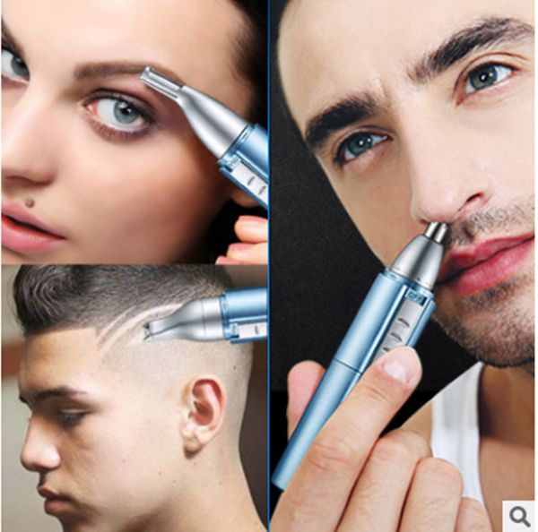

fast shaving men electric nose ear hair trimmer painless women trimming sideburns eyebrows beard hair clipper cut shaver