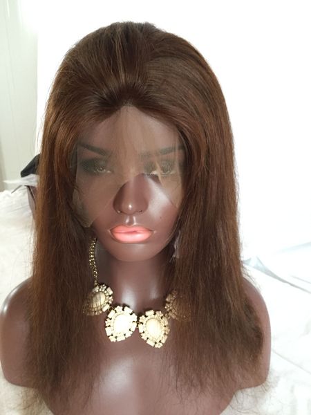 

short human hair bob wigs for women brown color remy brazilian lace front human hair wigs pluck with baby hair, Black;brown