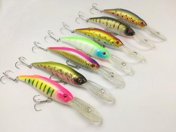 

wholesale lot15 fishing lures crankbait hooks 15g/13cm