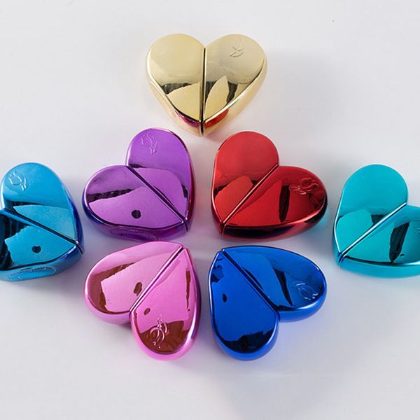 

Whole ale heart haped 25ml gla perfume bottle crew neck refillable pump prayer thick perfume pray gla bottle 7color