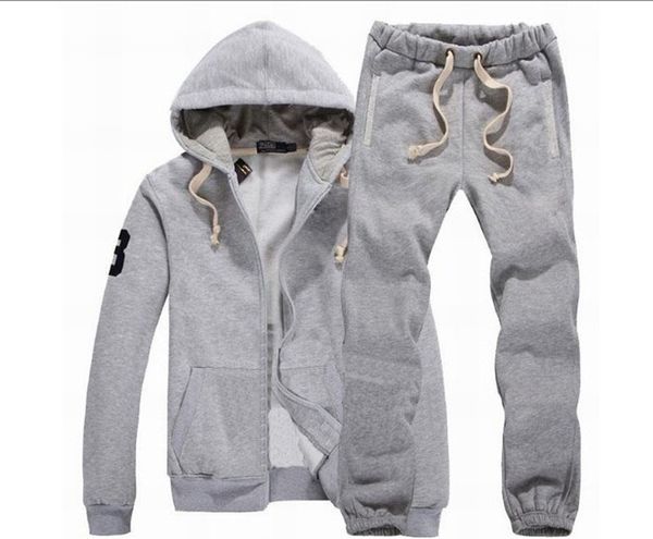 

Autumn Embroidery Sweatshirts Tracksuit Men Clothing Solid Black Gray Long Sleeve Hoodies Designer Tracksuits Size S-2XL