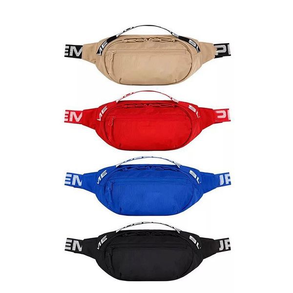 

18ss waist bag 3m 44th sup fanny pack fashion waist men canvas hip-hop belt bag men messenger bags 17aw small shoulder bag 3m new