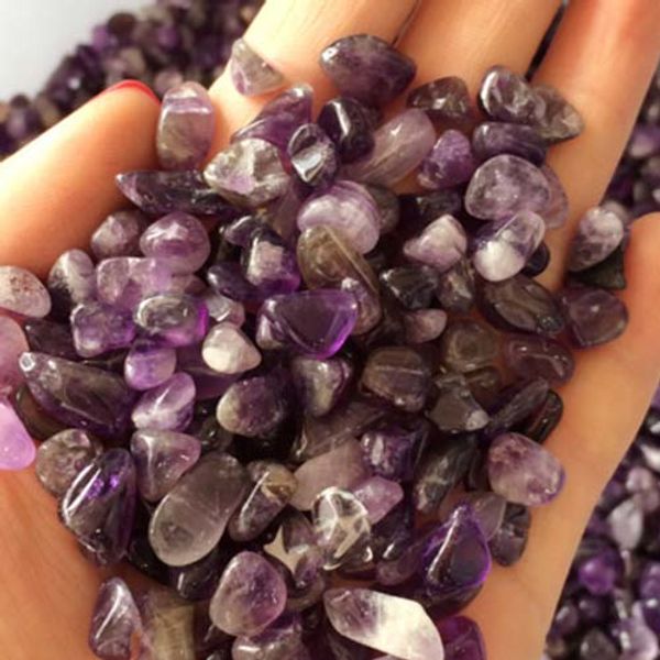 Real crystal gemstones in a aquarium with fish