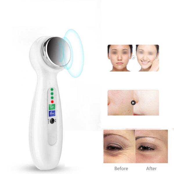 

ultrasonic face skin lifting tighten machine body vibration slimming massager pore cleaner wrinkles acne remover home use device
