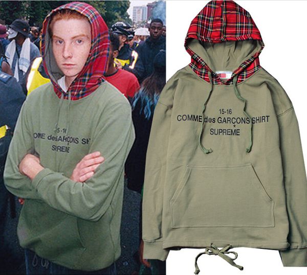 

Hight Street Justin Bieber Hooded Sweatshirts Mens Fashion Loose Winter Pullover Hoodies Plaid Hat Letter Print Hoodies Males Top