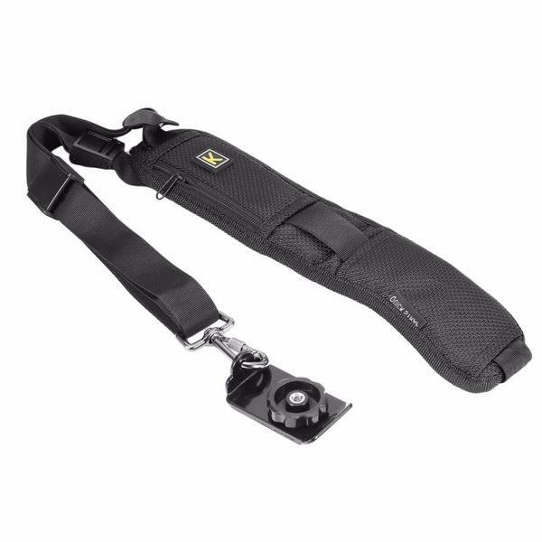 Freeshipping Top-Qualität Gürtelgurt für DSLR Digital Single Shoulder Sling SLR-Kamera Quick Rapid