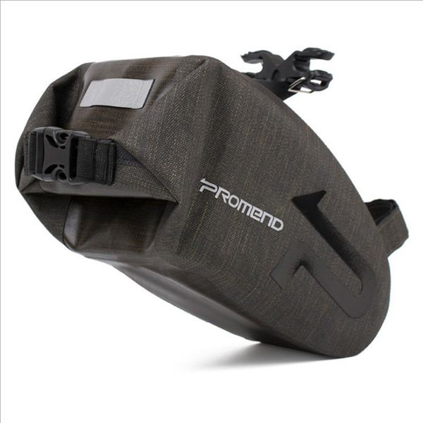 

dsgs promend bike bag cushion rear tail bike tool rear wrap waterproof bag riding equipment (black