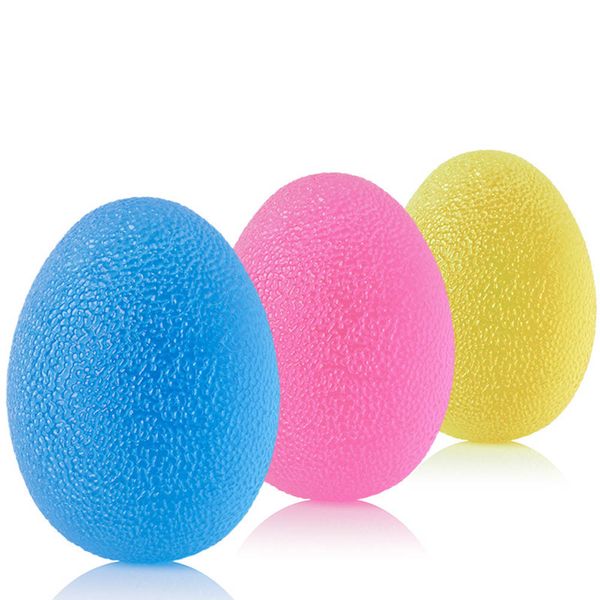 

2018 hands expander silicone egg massage hand expander gripper strengths stress relief ball forearm finger exercise equipment