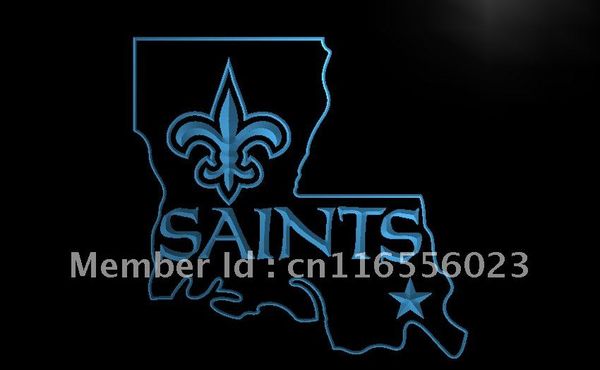 

la138- new orleans saints bar pub beer led neon light sign home decor shop crafts