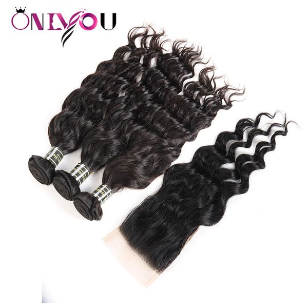 

9а перуанские пучки волосков с закрытие волна воды пучки человеческие волосы с фронтальной уха до уха необработанные природа волна ткет пучк, Black;brown