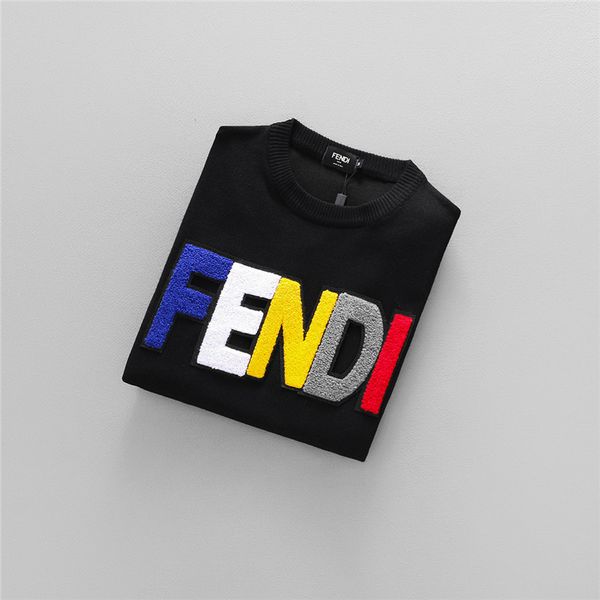 

мужская модная марка свитер мужская марка пуловер толстовка с длинным рукавом толстовка бренд письмо вышивка трикотаж зимняя мужская одежда, White;black