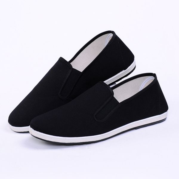 

black rubber sole canvas vamp kung fu shoes wholesale cheap tai chi shoes wing chun clothing shoes