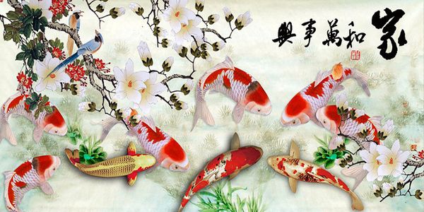 

a1544 diamond embroidery home decor cross stitch harmony fish 100% resin tool dril painting cross stitch mosaic needlework