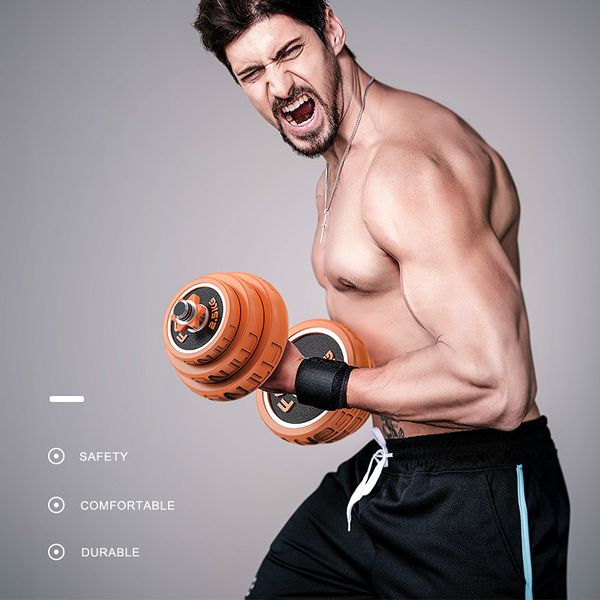 

dumbbell man bodybuilding 15kg20 kg. 30 electroplate suit practice brachial muscle barbell phil ton household equipment