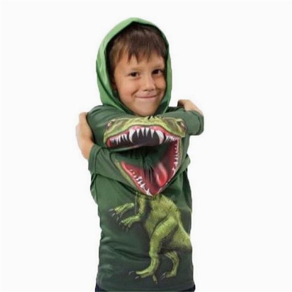 

halloween carnaval cosplay costumes kostuum chase the child dinosaur costume explosions variety dinosaur sweater zipper shirt, Black;red