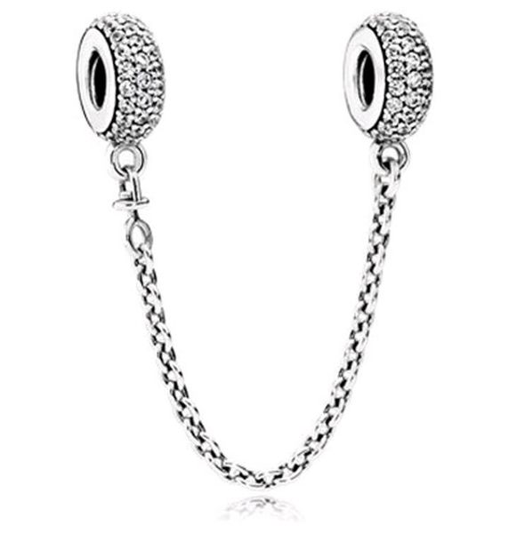 

inspiration safety chains fit bracelet diy beaded bracelets accessories jewelry findings components for girl student wholesale, Silver