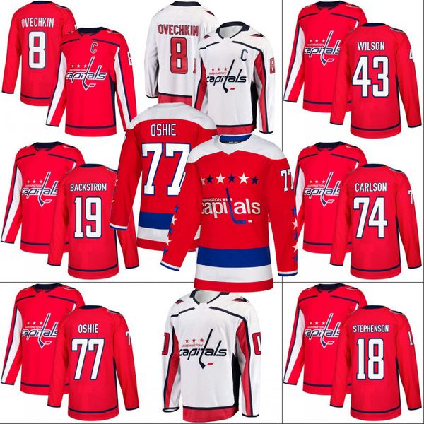 

Washington Capitals Jersey 19 Nicklas Backstrom 65 Andre Burakovsky 70 Braden Holtby 74 John Carlson 77 T.J. Oshie Hockey Jerseys