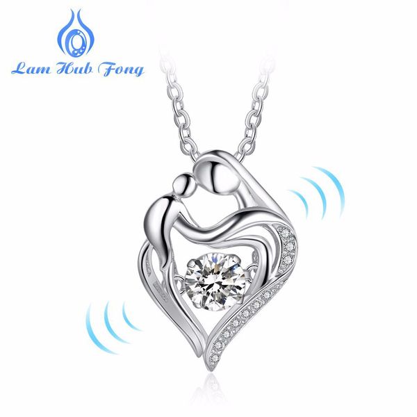 

925 sterling silver necklace woman z fine jewelry dance stone heart pendant necklaces for wedding engagement wholesale