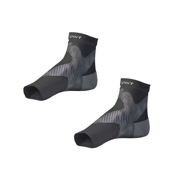 

ankle support 1 pair men anti fatigue angel circulation foot ankle swelling relief compression foot sleeve comfortable socks, Blue;black