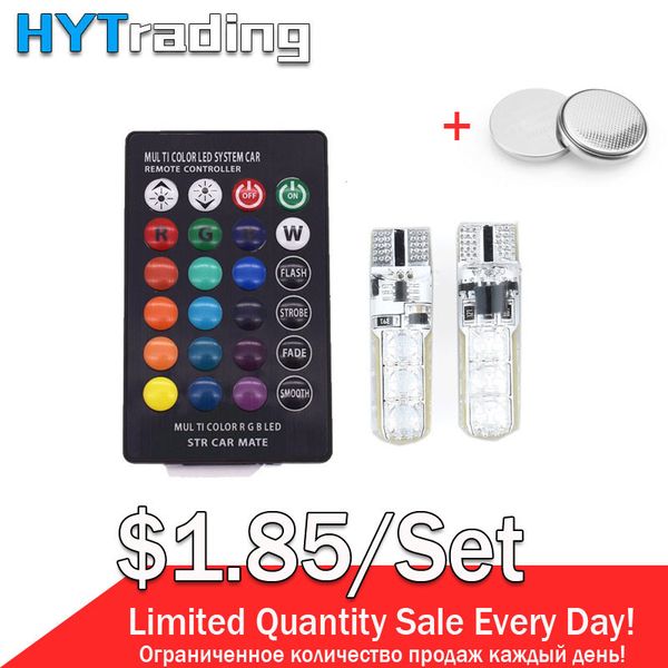 

w5w led t10 canbus led car lights rgb t10 rgb leds remote fixtures auto lamps light bulbs for car ampoule voiture 12v