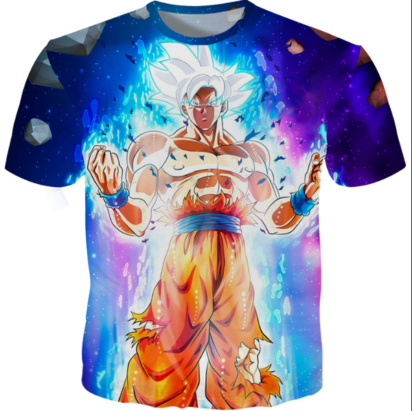 

dragon ball af футболка мужчины женщины 3d печати гоку супер saiyan аниме футболка с коротким рукавом мужская футболка топы уличной aa531, White;black