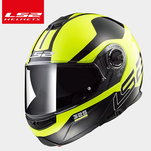 

оригинал ls2 ff325 флип мотоцикл шлем ls2 строб двойной линзы козырька каски capacete cascos мото casques