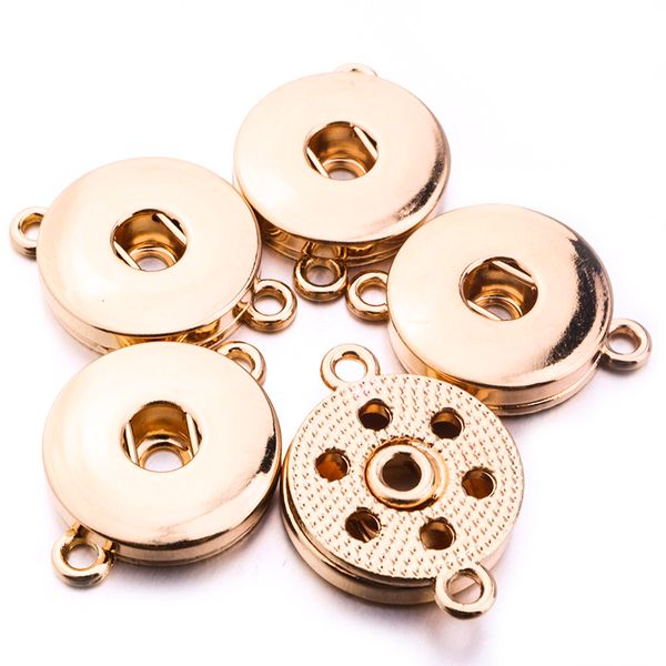 

noosa chunks snaps jewelry 18mm snap button base for diy snap button necklace bracelet earrings jewelry accessory, Bronze;silver