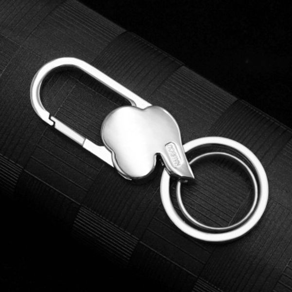 

wholesale 2018 arrivalzinc alloy fashion lovers keychain key ring pendant keychain couple phone chain small gifts, Silver