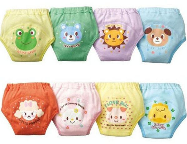 

4 layers baby training pants child cloth study pants reusable diaper cover cotton zy01