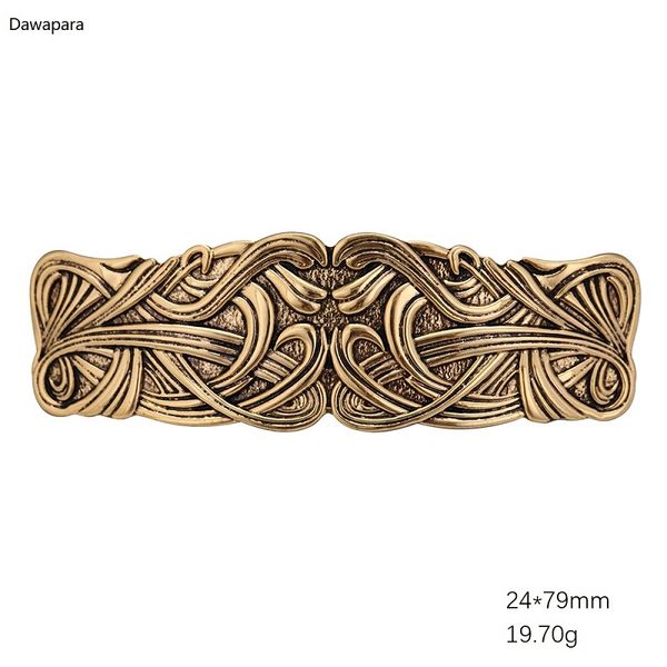 

dawapara 2018 new women or girls elegant vintage hair barrettes accessories gold hair clip christmas gifts hairpin, Golden;white
