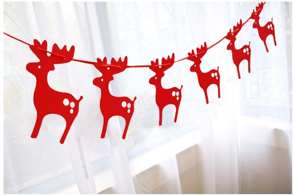 2019 Gold Silver Elk Christmas Ornaments New Year Holiday Party