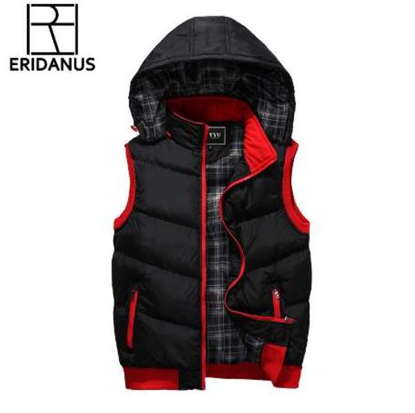 

vest winter new men's fashion outerwear leisure casual vest coat warm sleeveless jacket men military waistcoat x355, Black;white