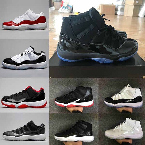 

2018 basketball shoe 11 11s prom night concord gym red chicago navy win like 82 96 unc space jam mens sports sneaker