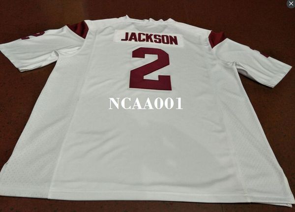 

men #2 adoree jackson usc trojans alumni college jersey red white s-4xlor custom any name or number jersey, Black;red