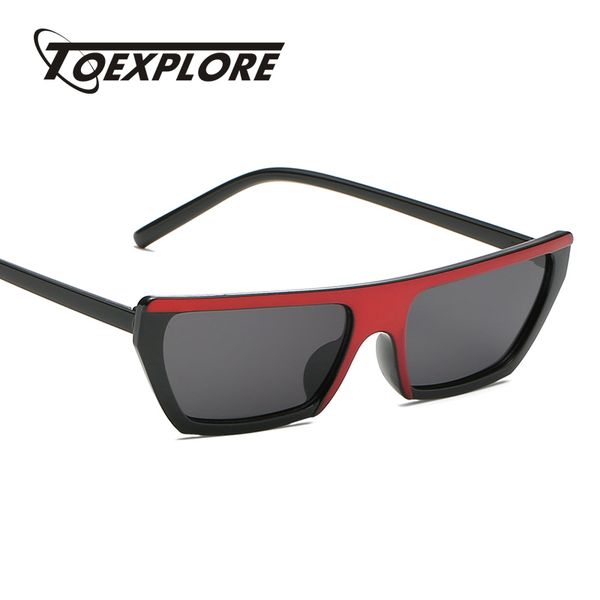 

toexplore square men women sunglasses big frame brand designer eyewear mirror sun glasses luxury new fashion uv400, White;black